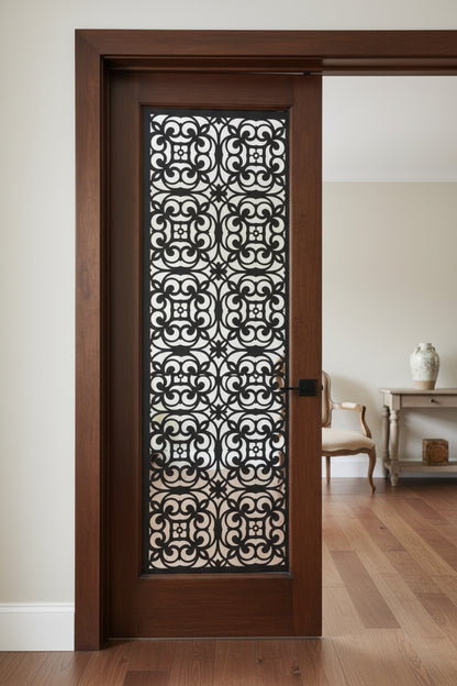 Door decorative pattern