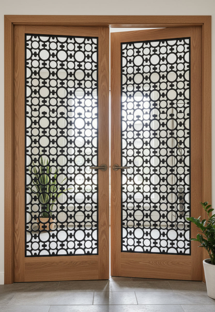 Door decorative pattern