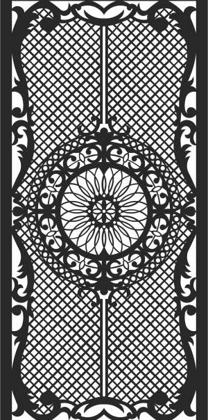 Door decorative pattern