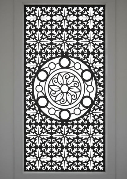 Door decorative pattern