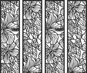 Door decorative pattern