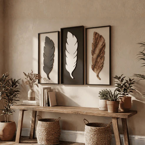 Modern Minimalist Leaf Decor